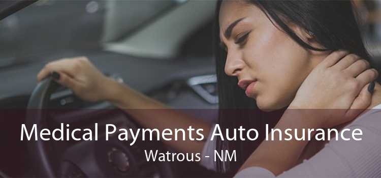 Medical Payments Auto Insurance Watrous - NM