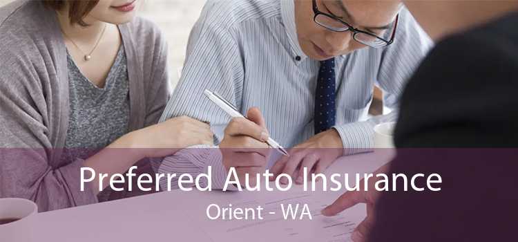 Preferred Auto Insurance Orient - WA